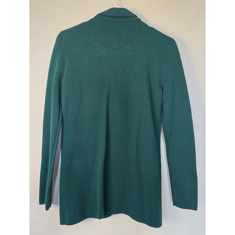 J Crew Blazer Womens Extra Small Green Knit - Picture 3 of 9
